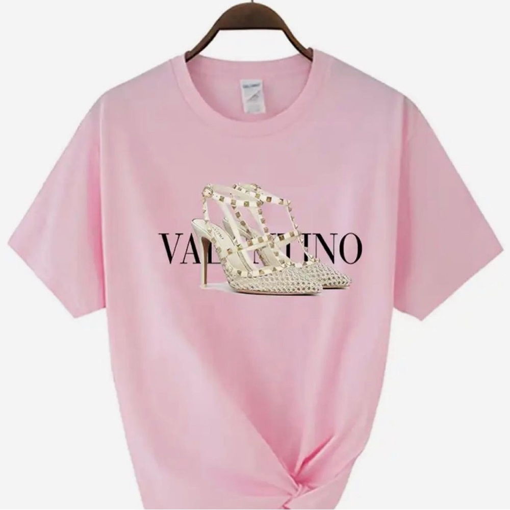 Valentino, T-shirts, baby, pink, white, black. S-XXXL
